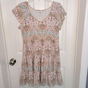 EUC SO Mid Length Tiered Dress